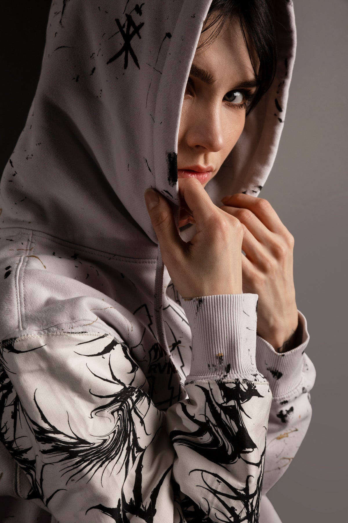 RVNDM & YNGHRTD 'Death Vibes' HOODIE