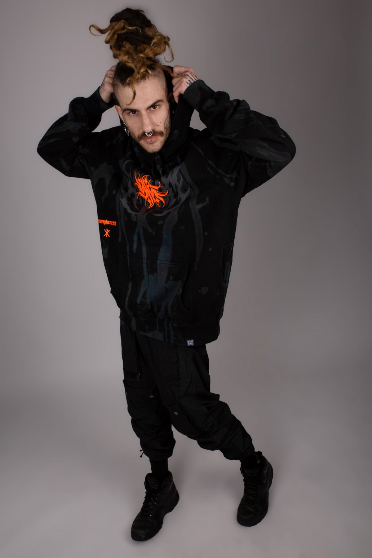 RVNDM & YNGHRTD 'Tears of Death' HOODIE