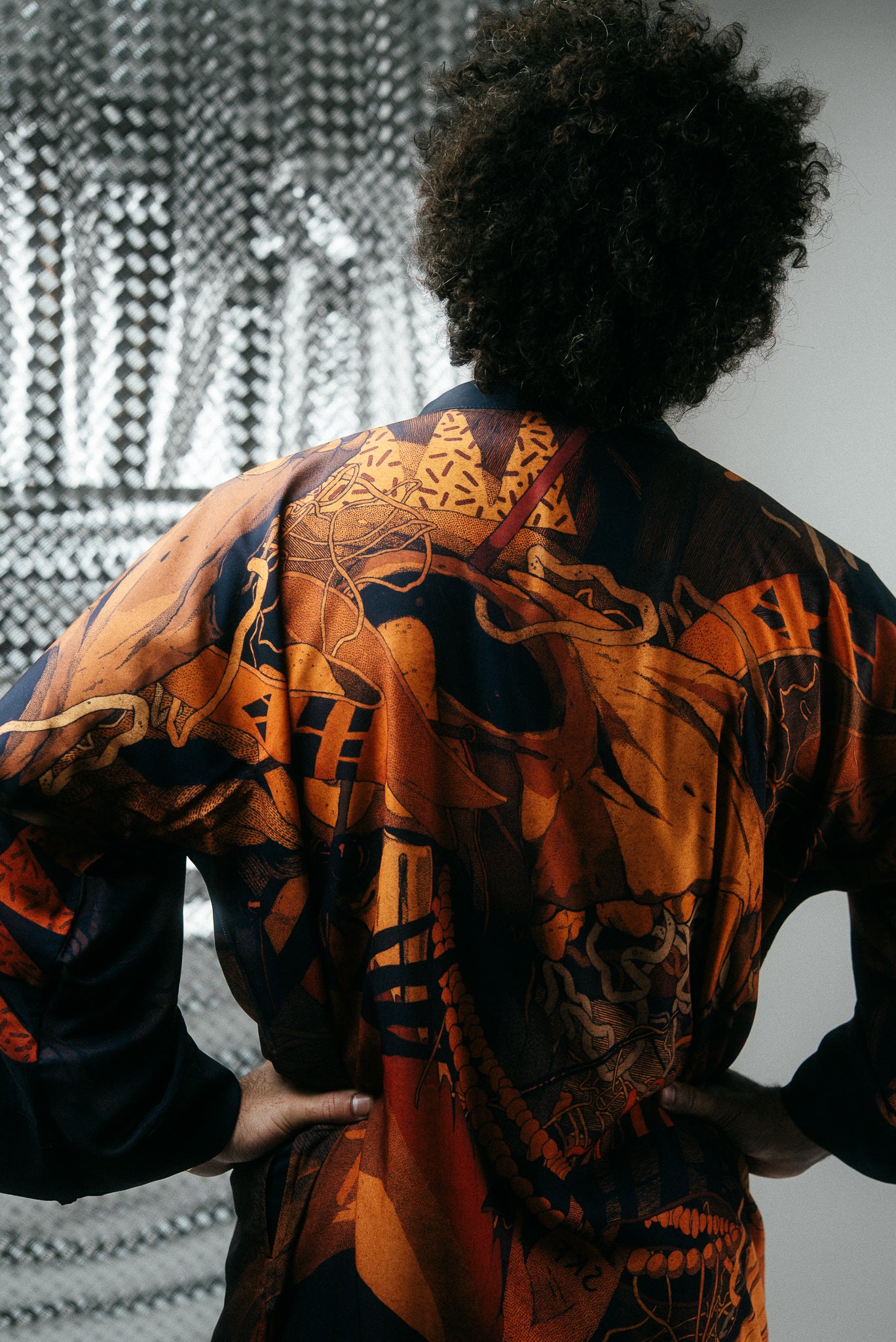 KEOP RUST EXTRA LONG KIMONO