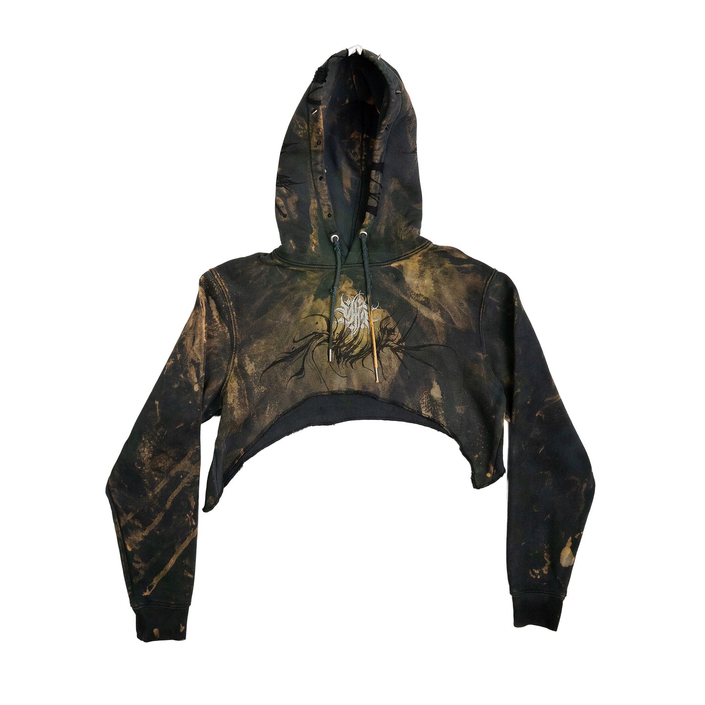 CROPPED REWORKED HOODIE