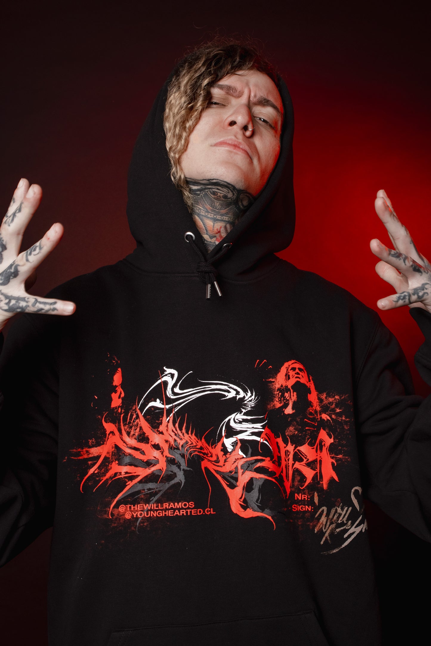 WILL RAMOS X YNGHRTD HOODIE