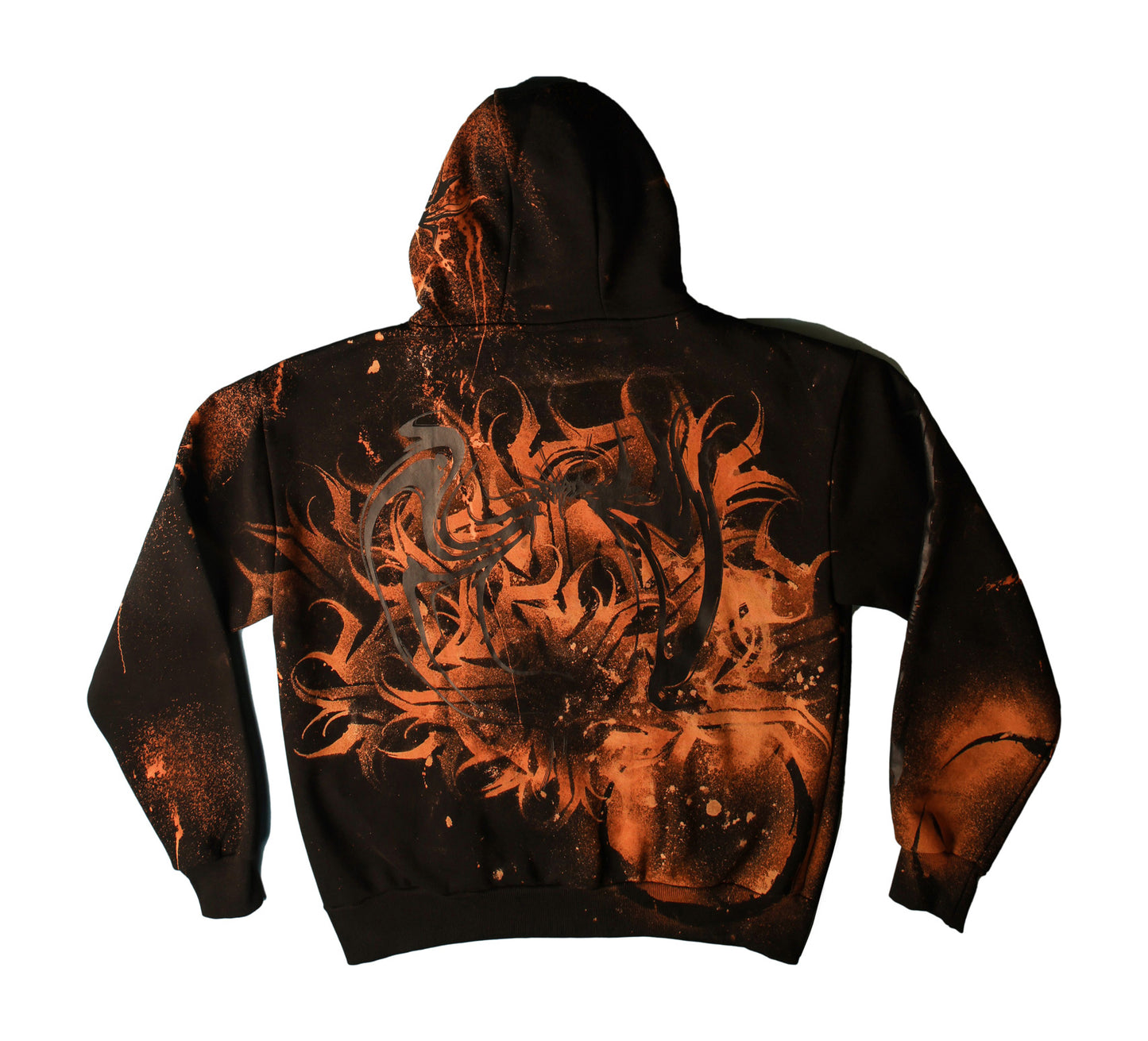 Bleached ambigram logo hoodie by Kirsten Tattoo