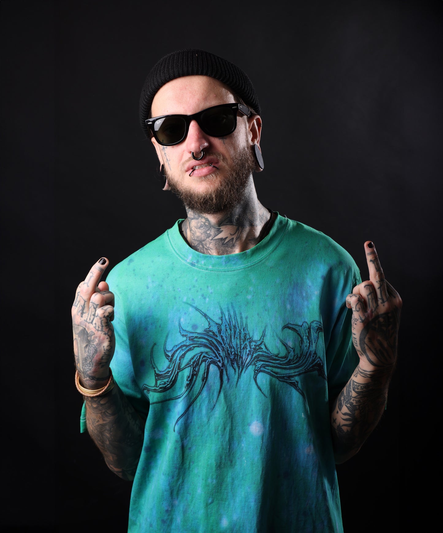 Liquid Venom Green Tee by @nikita.nikinga