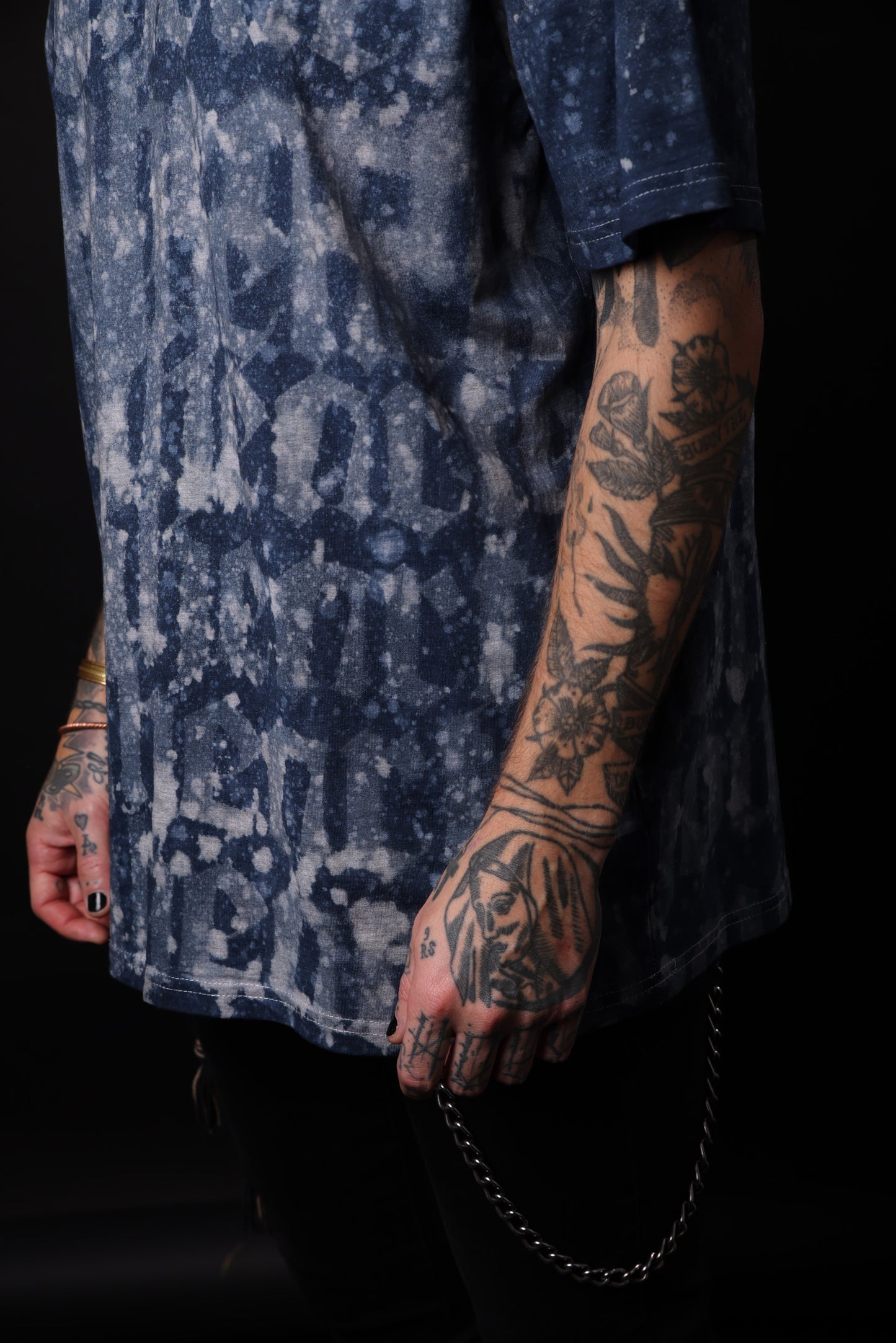 Younghearted Blue Ghost Script Tee by @nikita.nikinga