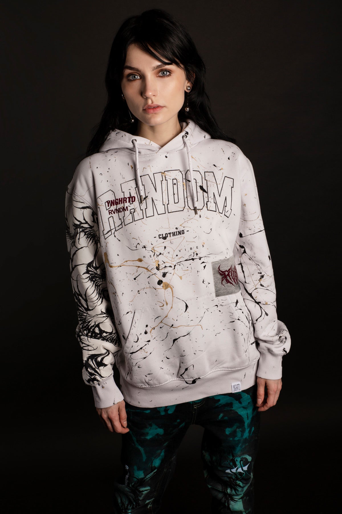 RVNDM & YNGHRTD 'Death Vibes' HOODIE