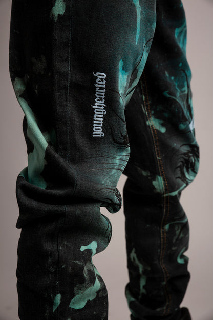 RVNDM & YNGHRTD 'Drowning' JEANS