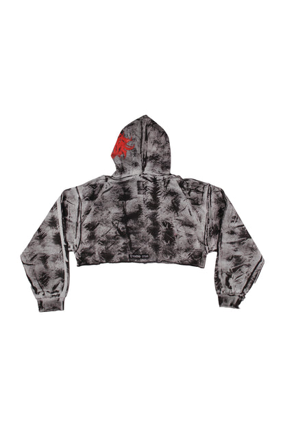 CROPPED NIKE ZIPPER HOODIE