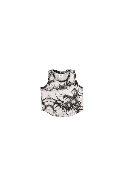 Monochrome Flow – Racer Back Tank