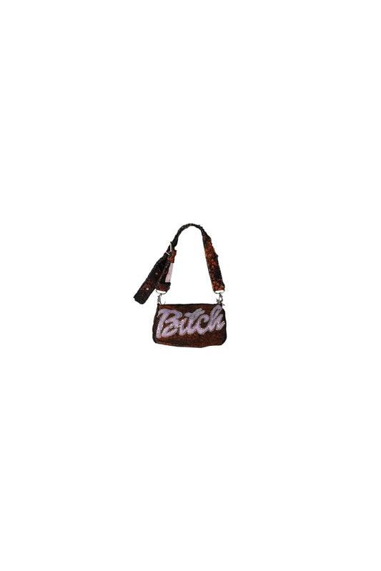 Bleached Bitch Denim Mini Duffel Bag