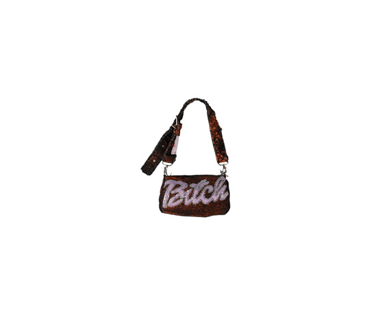 Bleached Bitch Denim Mini Duffel Bag