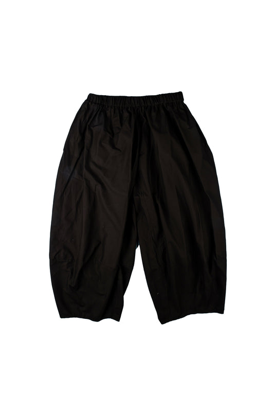 Wide Leg Cotton Balloon Trousers