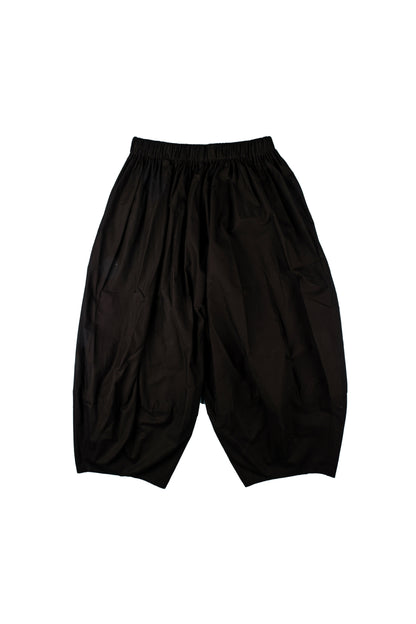 Wide Leg Cotton Balloon Trousers