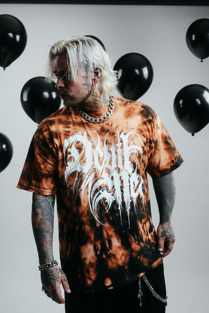 Devil me bleached T-shirt