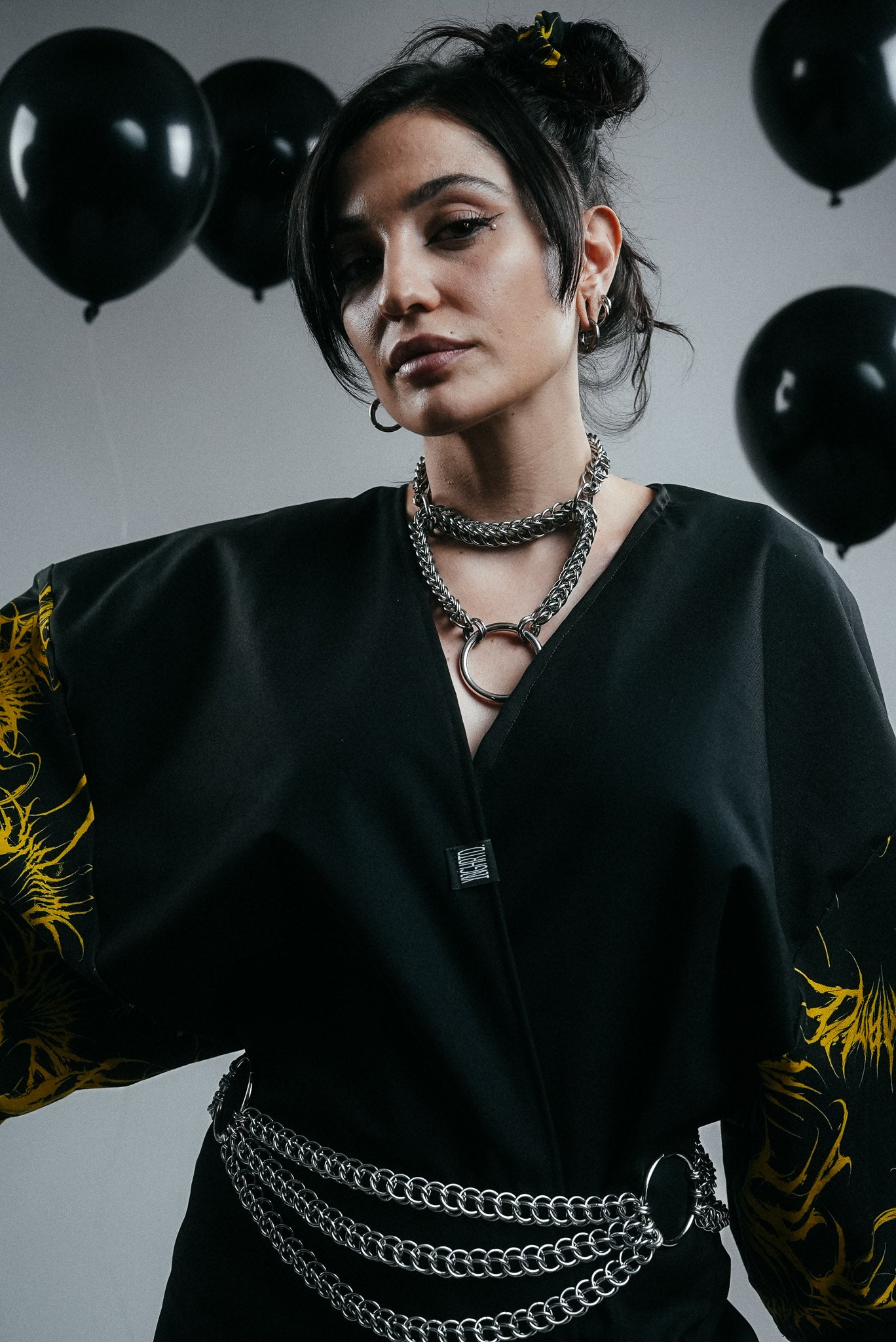 Golden Shadow kimono