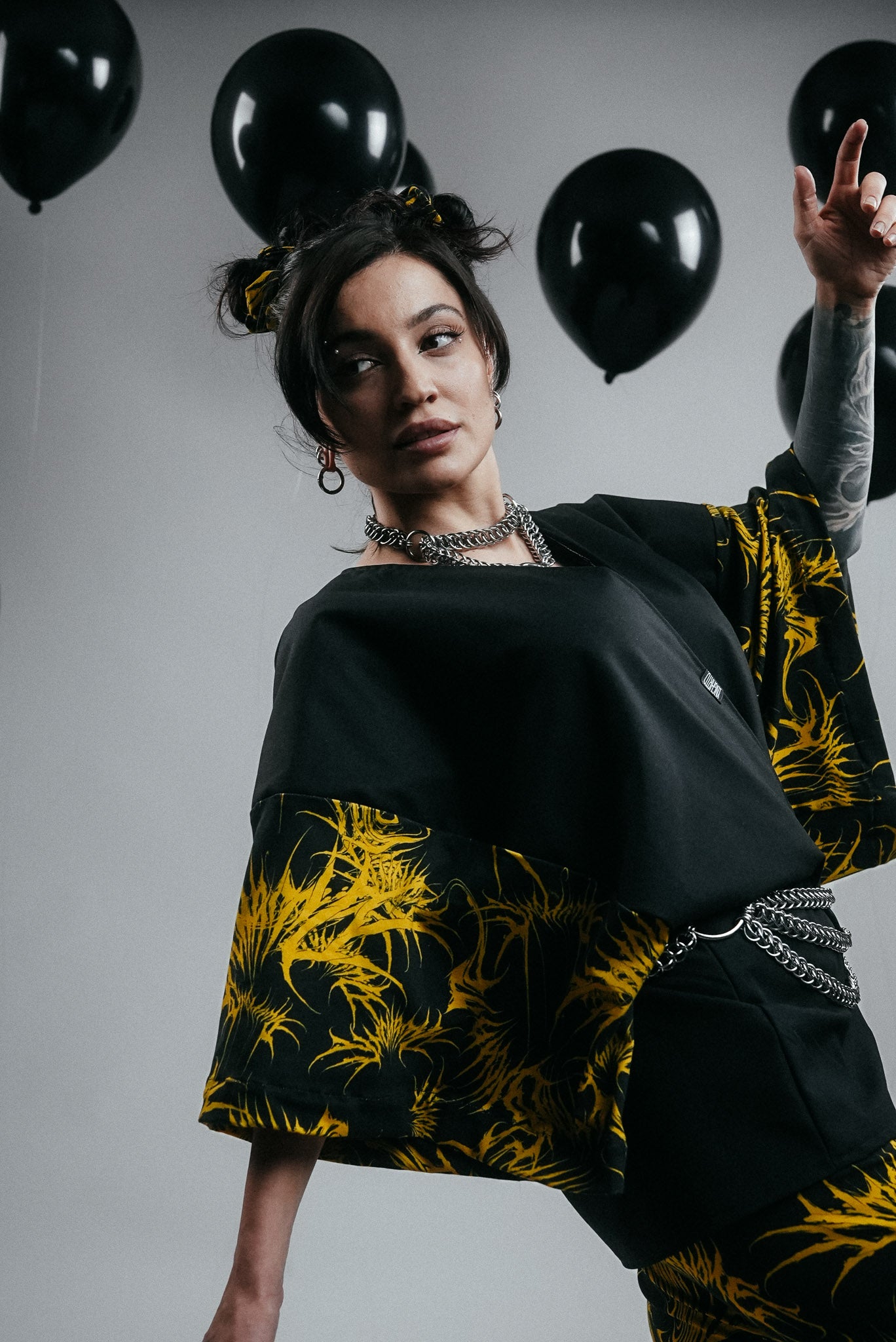 Golden Shadow kimono