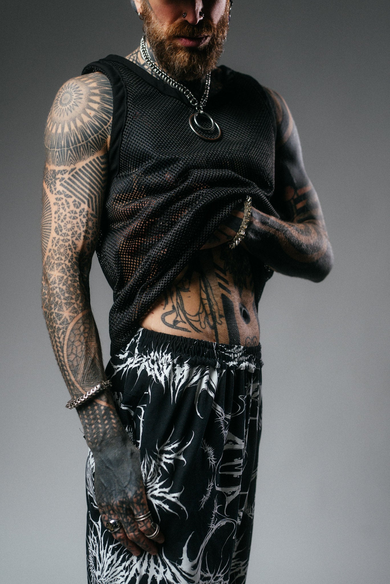White thorn joggers