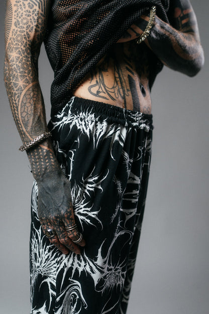 White thorn joggers
