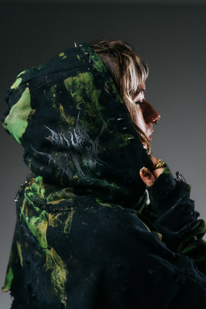 SWAMP CORE CROPPED HOODIE