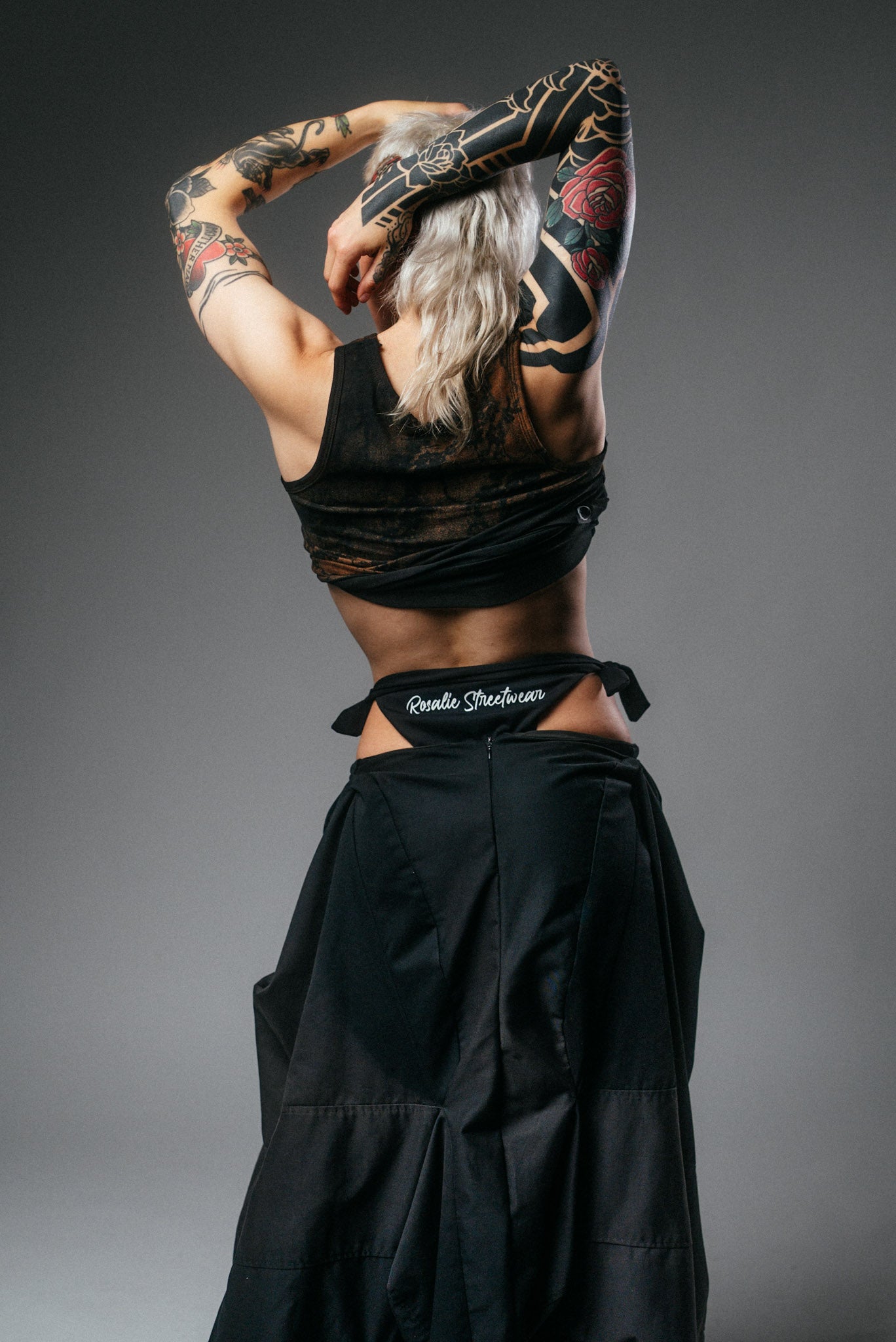 Lace-Bleached Cotton Tank Top