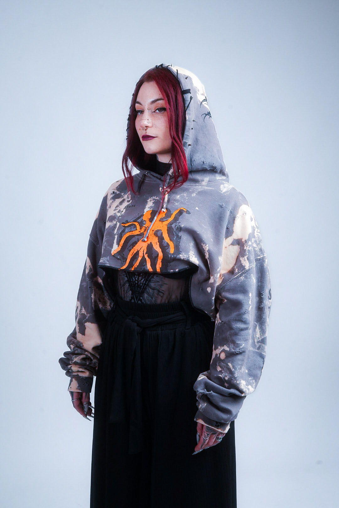 VIRTUAL HIGH // REWORKED SLOPE HOODIE