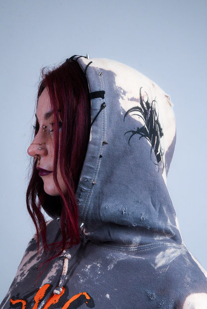 VIRTUAL HIGH // REWORKED SLOPE HOODIE