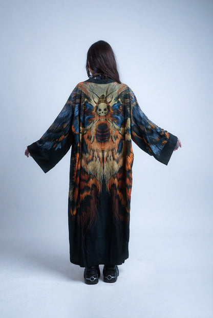 SHINOGA DARK EXTRA LONG KIMONO