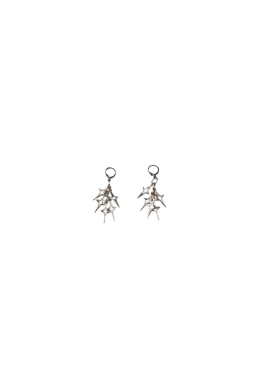 Star Charm Drop Earrings